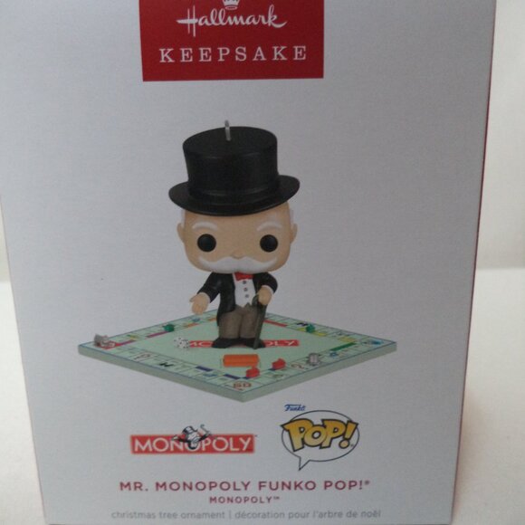 Hallmark Keepsake Christmas Tree Ornament 2024 Mr. Monopoly Funko POP! NIB NEW - Picture 1 of 5